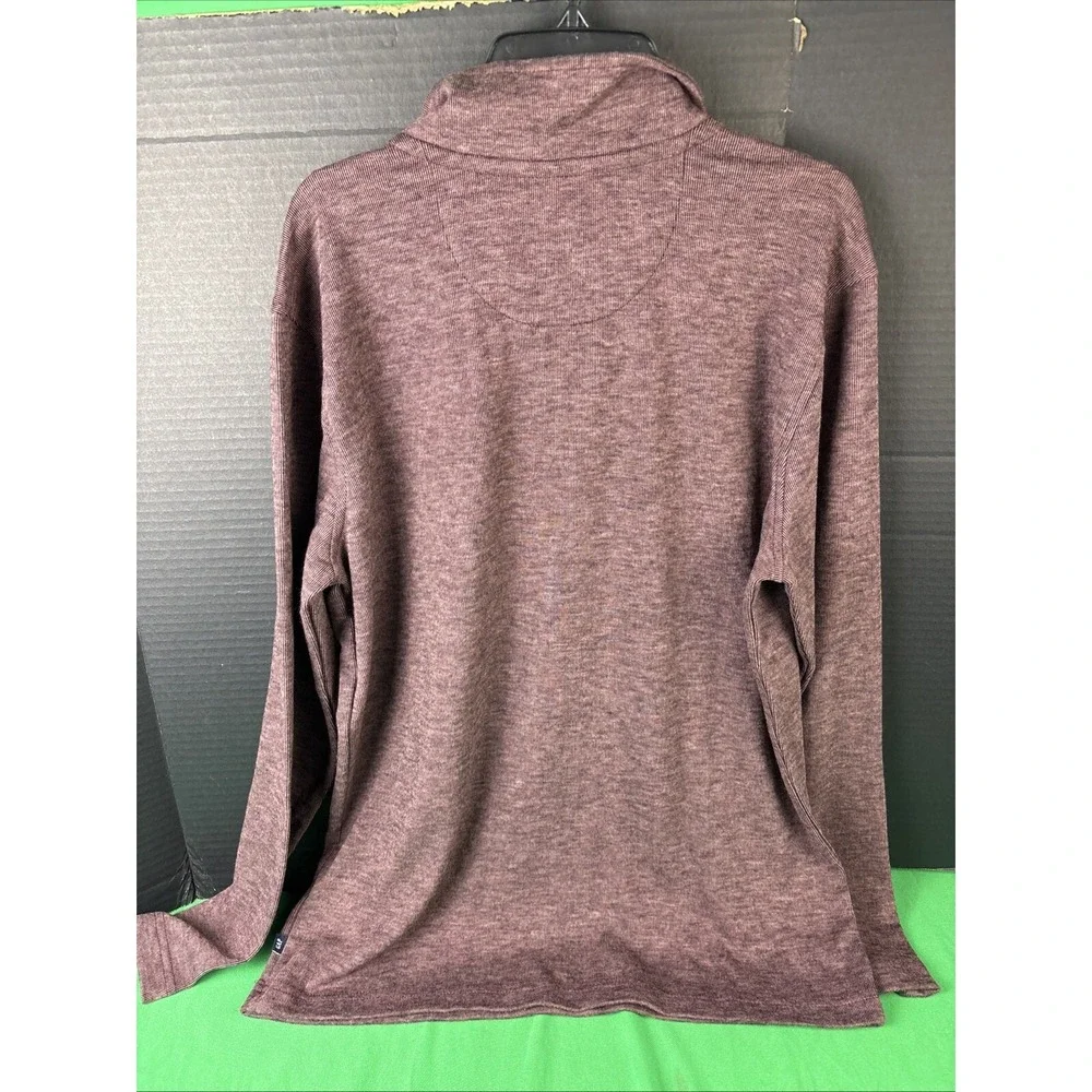 Gap Men Half Zip Pullover Sweater Port Royale Maroon Small NWT